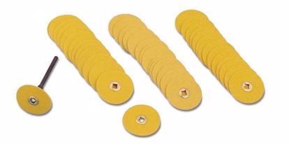 Picture of 10.716 YELLOW SANDING DISC 3/4" FINE 100 pcs