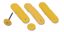 Picture of 10.718 YELLOW SANDING DISC 7/8" Coarse 100 pcs