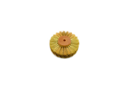 Picture of 16.445 BRASS WIRE BRUSH .004 CRM 4 Row 3"