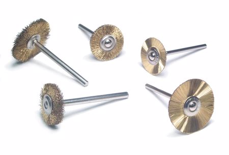 Picture for category BRASS BRUSHES on MANDRELS