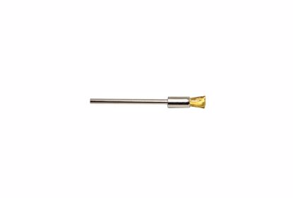 Picture of 16.926 MOUNTED END BRUSH 1/4 STRAIGHT BRASS 3/32"